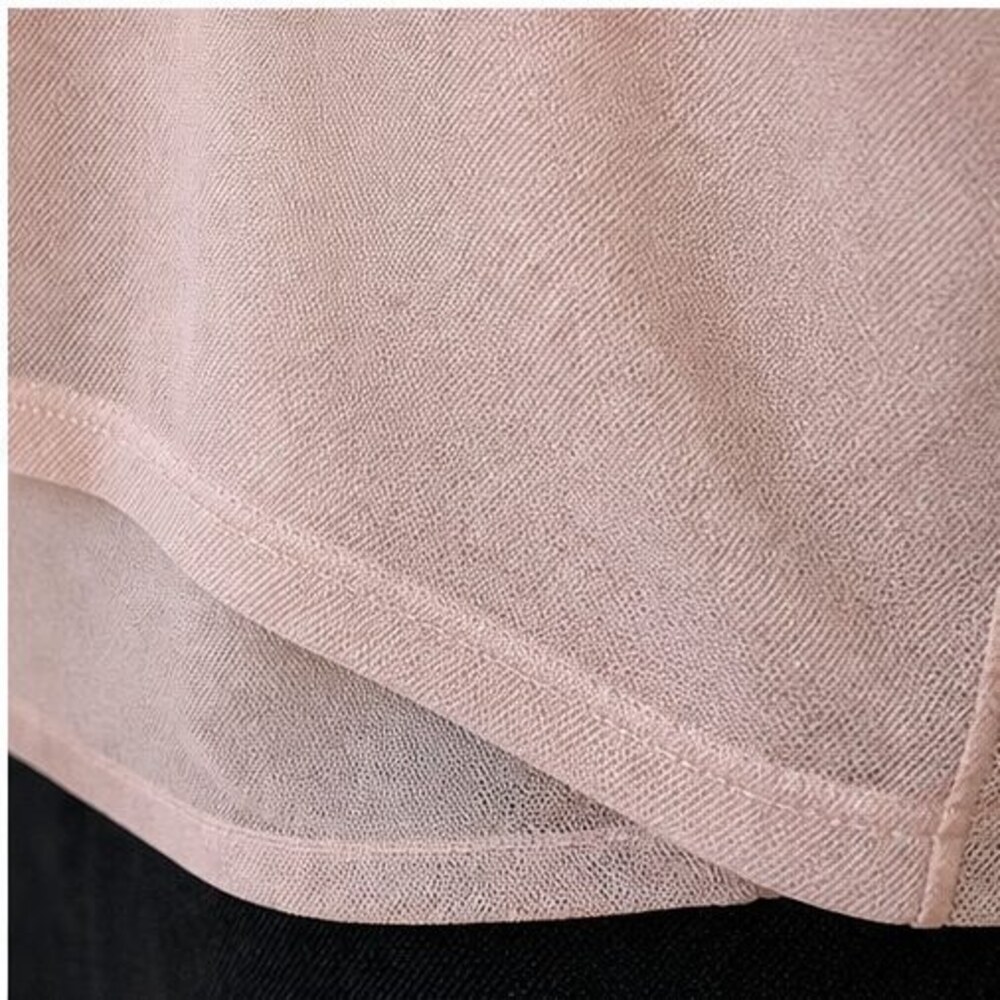 Blush Button Blouse - Picture 6 of 6